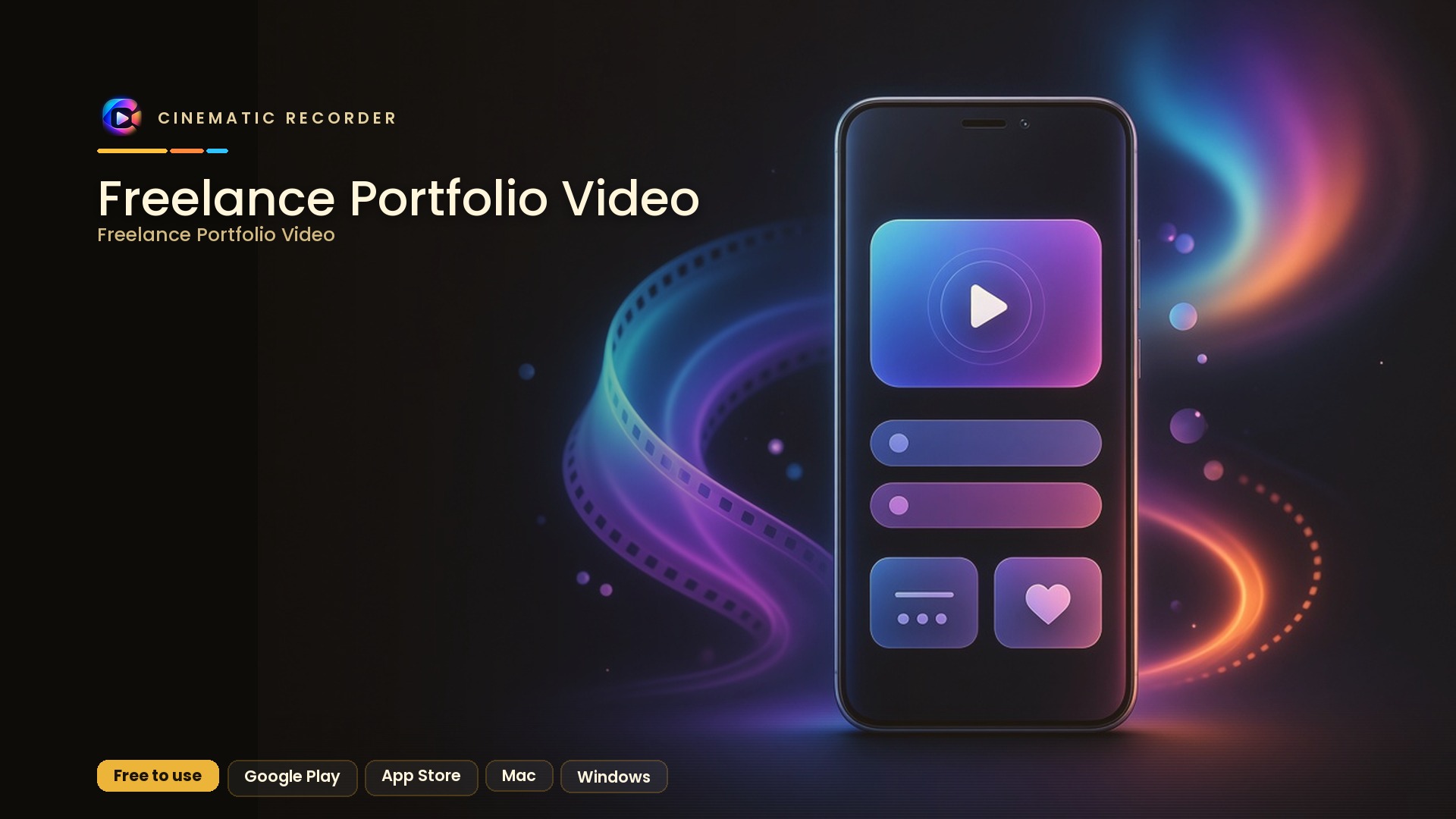 freelance portfolio video